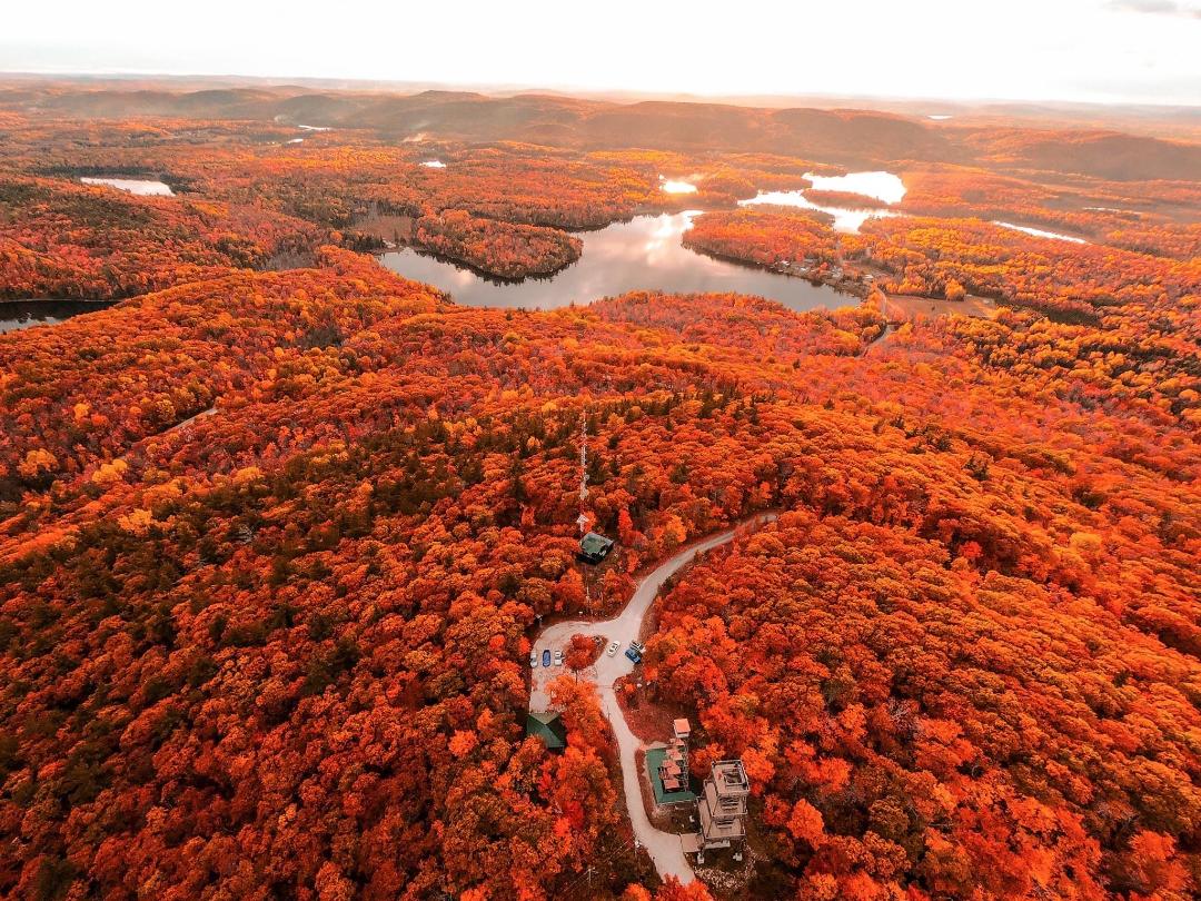 lake overview autumn