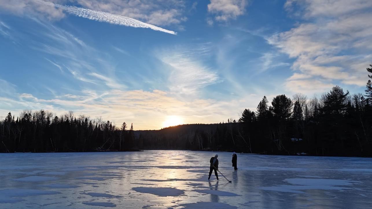 winter skate lac long