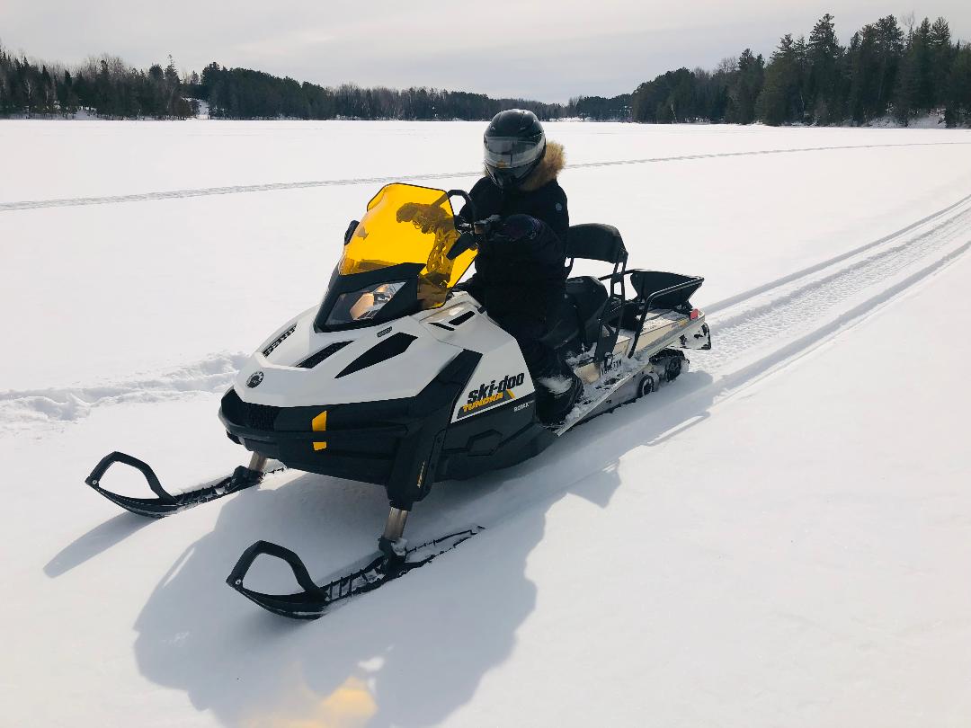 winter sledding